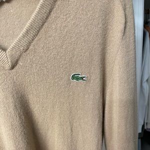 Organic cotton v-neck sweater